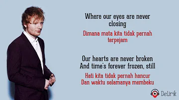 Photograph - Ed Sheeran (Lyrics video dan terjemahan)