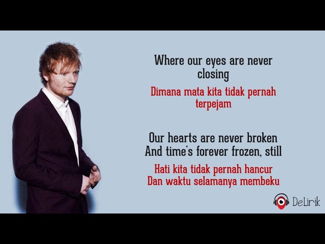 Photograph - Ed Sheeran (Lyrics video dan terjemahan) class=
