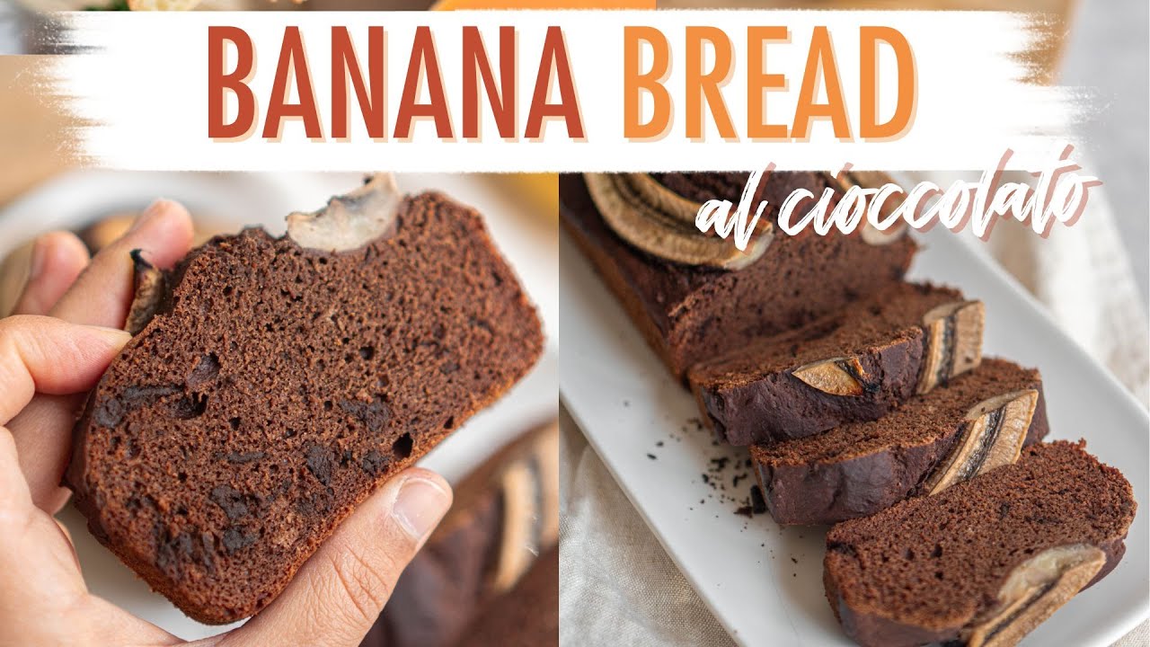 Banana Bread Al Cioccolato Senza Zucchero |ElefanteVeg