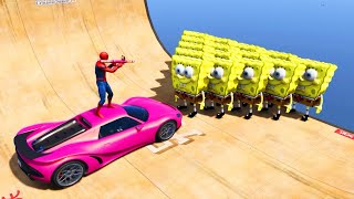 Gta 5 Spiderman Vs Water Ragdolls Funny Moments