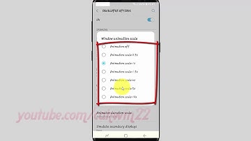 Samsung Galaxy S9 : How to Change Window animation scale