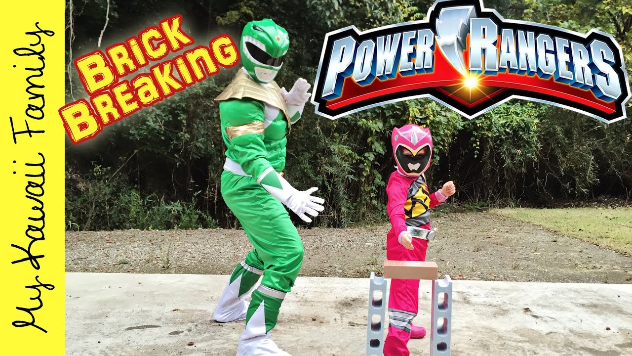 Mighty Morphin Power Rangers Brick Breaking Challenge! Figuarts Zero ...