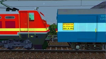 Jaipur Mumbai Express Part1 in MSTS Open Rails by Sumit Mehrotra