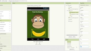 Appinventor 2 tutorial  - Feed the Monkey  - An interactive Android app