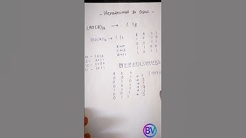 Hexadecimal to Octal Conversion Made Easy #shorts #computerfundamentals #maths