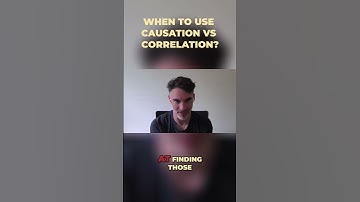 Causation versus correlation