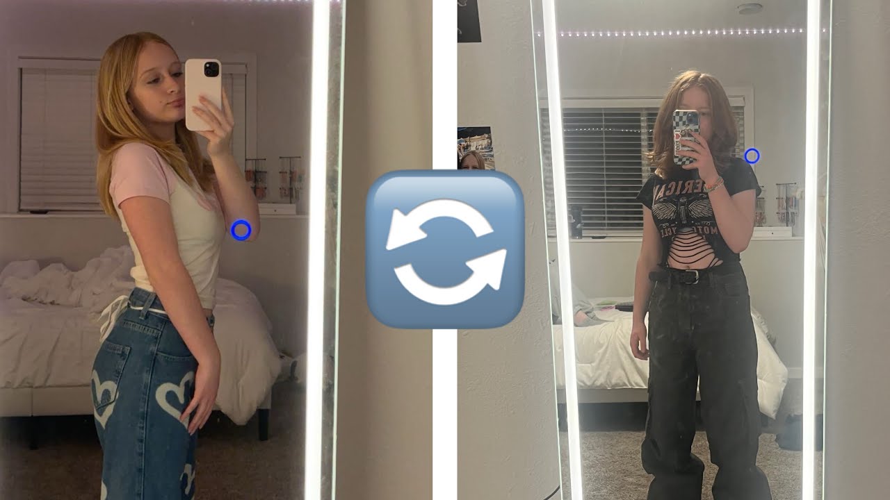 Sisters switch styles for a day (welcome back!!)