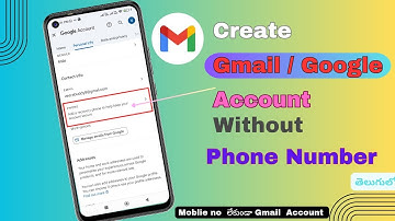 How to Create Gmail Account Without Phone Number (2025) | Easy Guide in Telugu