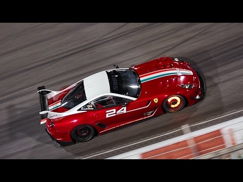 Ferrari FXX & 599XX EVO Sounds - Yas Marina F1 Circuit