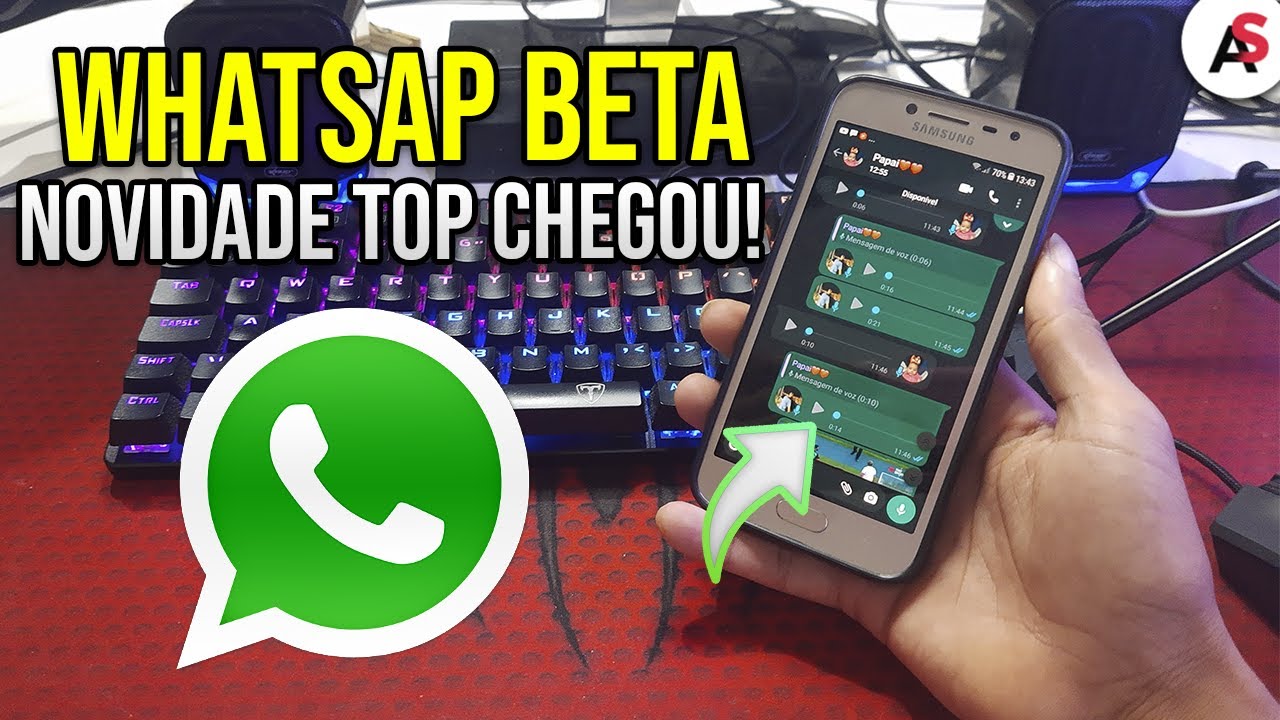 CHEGOU AI? NOVIDADE MUITO TOP DO WHATSAPP BETA 😍 - Android Sempre - YouTube