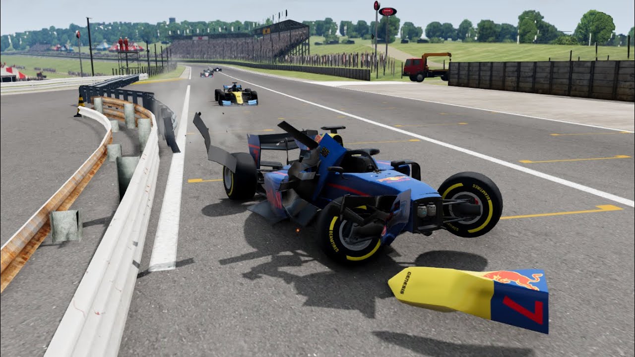 F2 Racing Crashes (#3) [BeamNG Drive] - YouTube