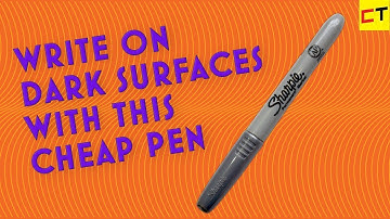 1-minute short: Best use of the Sharpie Metallic Permanent Marker