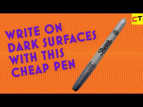 1-minute short: Best use of the Sharpie Metallic Permanent Marker 