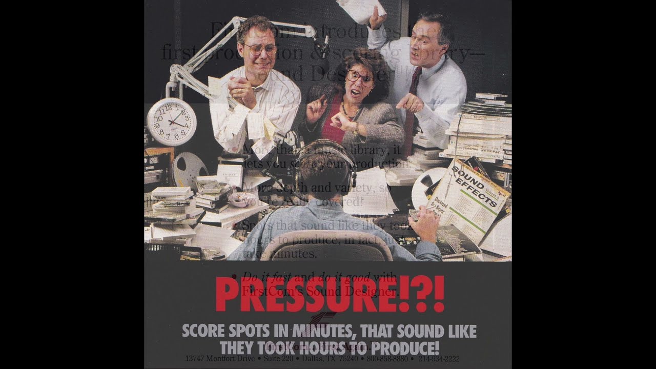 FirstCom Sound Designer Production Library Demo Reel (1991)