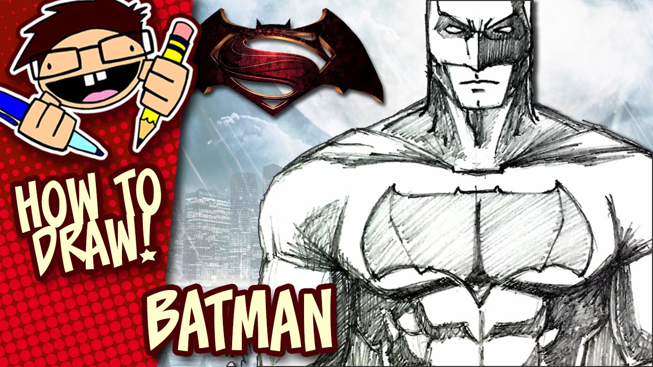 ampliar Prevalecer Nuevo significado How to Draw BATMAN (BATMAN v SUPERMAN: DAWN OF JUSTICE) Step-by-Step  Tutorial - YouTube