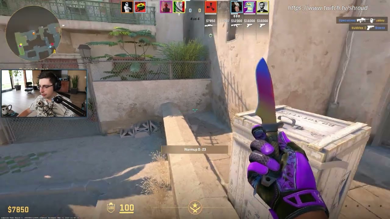 What does the classic fade knife look in CS2?