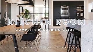 TUTORIAL RENDERING KITCHEN ROOM AI GEMINI‼️ CEPAT & REALISTIK‼️
