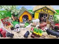 Top The Most Satisfying Build Farm House Diorama | Barnyard for Cow, Horse | Cattle Farm