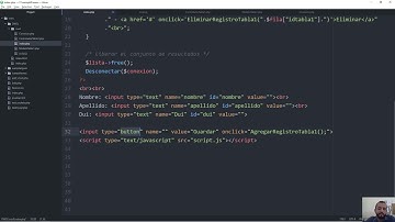 CRUD PHP fetch javascript mysql "Agregar". parte 3/6