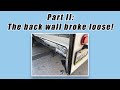 Rv back wall disaster exposing the damage part 2