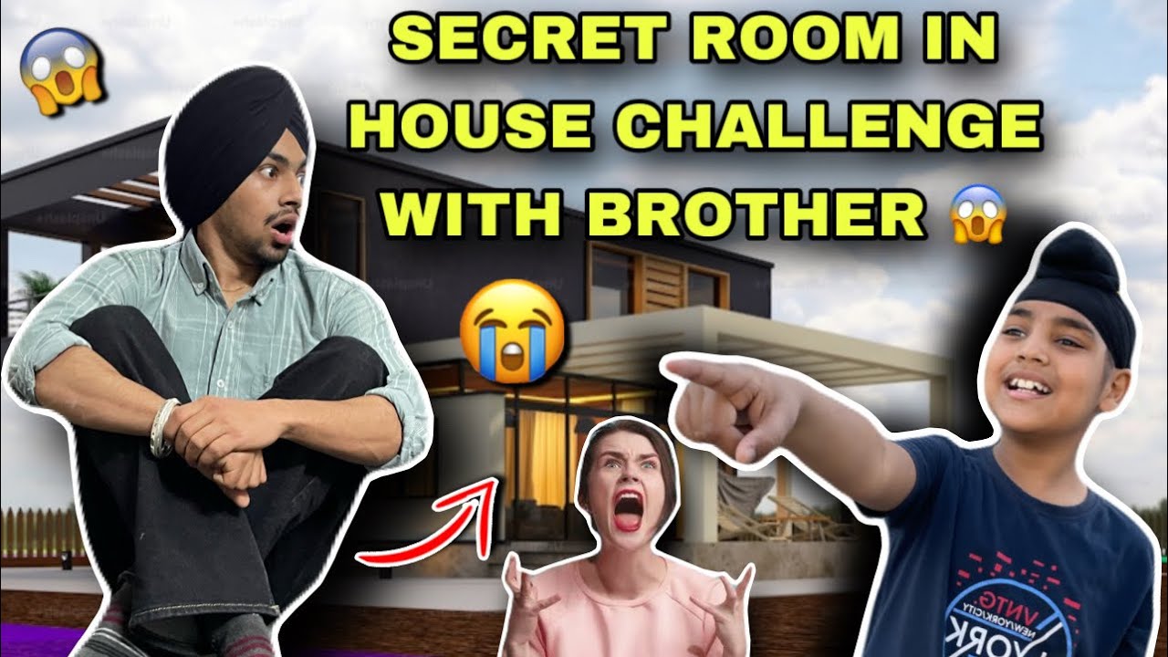 SECRET ROOM😱CHALLENGE IN TWO HOUSES WITH BROTHER AA KI HO GYAA🤯