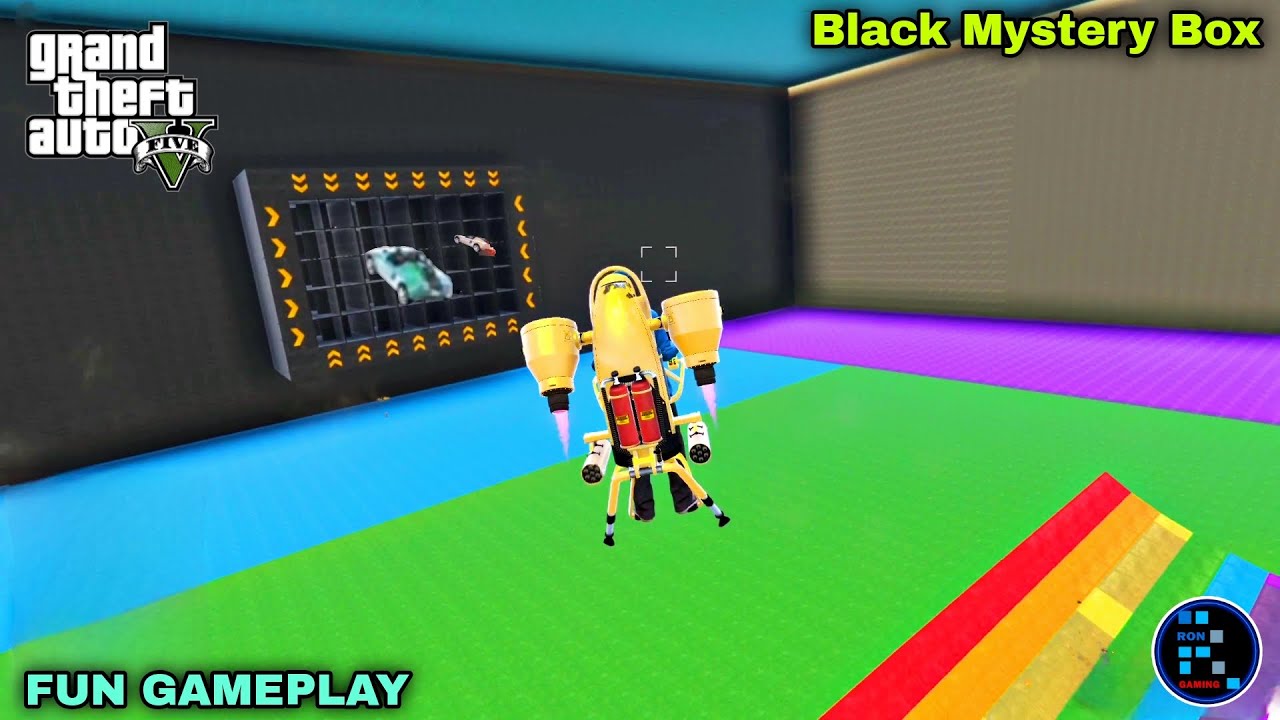 [Hindi] GTA V | Black Mystery Box Super Fun With RON
