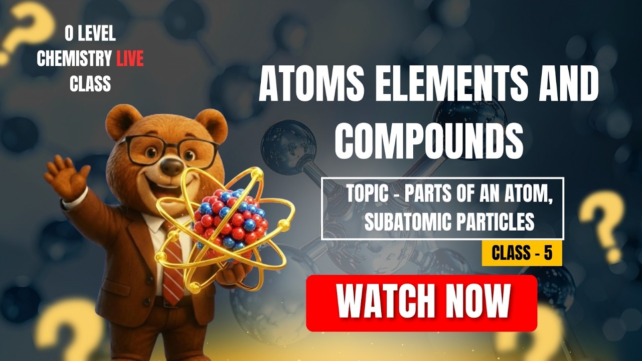 ATOMS ELEMENTS AND COMPOUNDS | Keddy Edtech | Cambridge Online Tuition for Grade 6 to A-Level