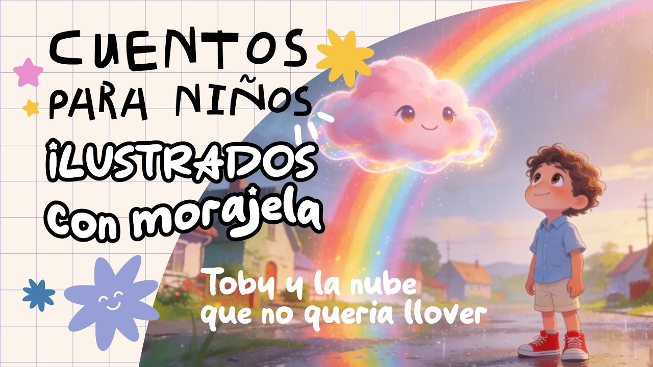CUENTA CUENTOS | 🌧️📖 Toby y la nube que no quería llover | Calmante para Niños | Cuentos para soñar