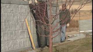 Installation Of Rhinorock Fencing