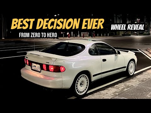 I got NEW WHEELS & TIRES for the CELICA! • (ROTA D154 & Champiro SX2)