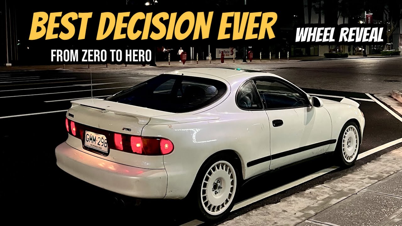 I got NEW WHEELS & TIRES for the CELICA! • (ROTA D154 & Champiro SX2)