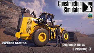 CONSTRUCTION SIMULATOR (2022) - Rumor Mill - Episode 3 Let's Started!!! #construction #gaming