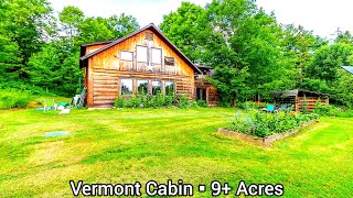 Vermont Houses For Sale on 9+ Acres | $229k | OFf Grid Cabin | VT Real Estate | Old Houses For Sale