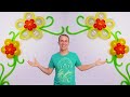 Como hacer flores con globos - como hacer una flor de globos - decoracion con globos - gustavo gg