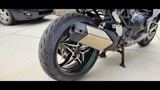 First Impression Michelin Road 6 Sport Touring tire on 2020 Ninja H2 SX SE+