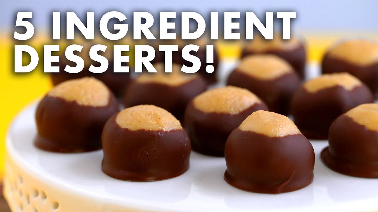 Easy 5 INGREDIENT DESSERTS