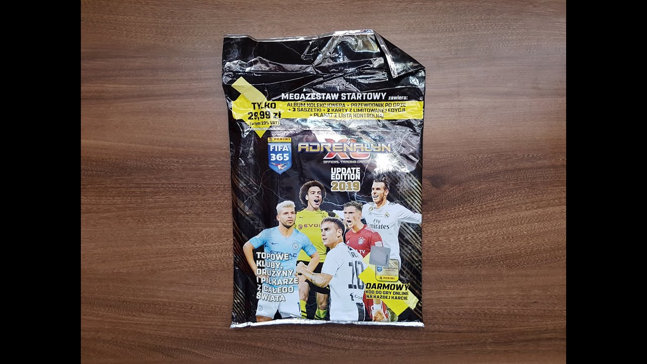 POWRÓT DO PRZESZŁOŚCI - PANINI FIFA 365 2019 UPDATE EDITION - UNBOXING STARTEPACKA - BARCA VS MC !!!