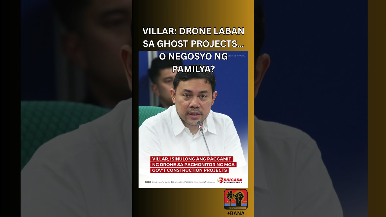 Villar: Drone laban sa ghost projects… o negosyo ng pamilya?