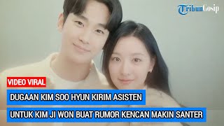 Dugaan Kim Soo Hyun Kirim Asisten Untuk Kim Ji Won Buat Rumor Kencan Makin Santer