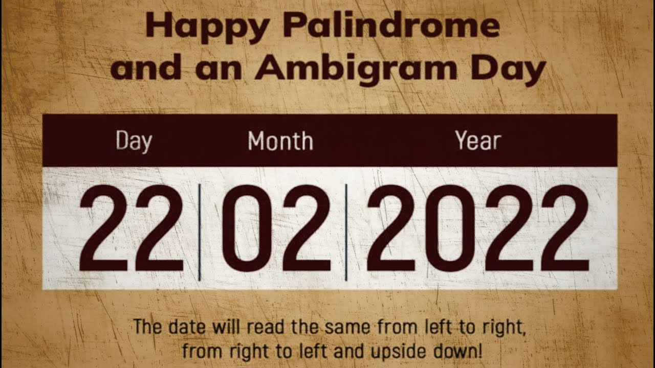 What is a palindrome? Meaning of the term, next palindrome date ...