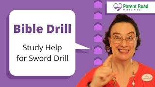 Study Help for Sword Drill, Bible Drill