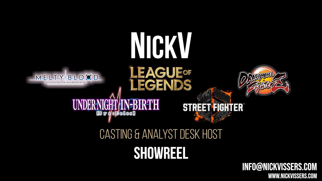 NickV - Casting & Analyst Desk Host Showreel - YouTube