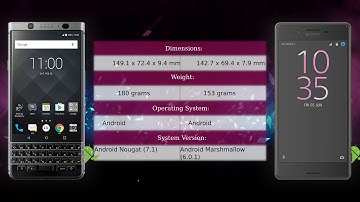 BlackBerry KEYone vs Sony Xperia X - Phone comparison