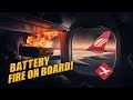 “Air China Flight CA139: Lithium Battery Catches Fire Mid-Air | Emergency Landing”
