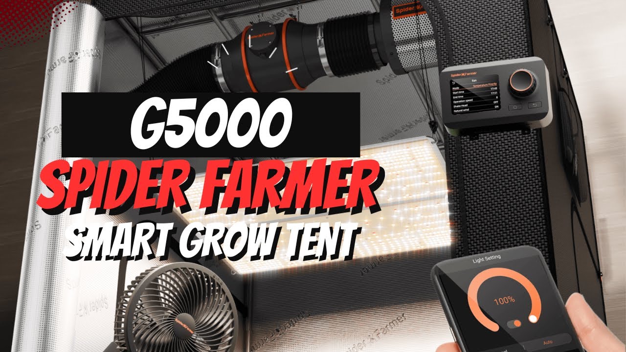 Spider Farmer G5000 Unboxing & Setup | Mein Komplettes Smart Grow Tent Build 🌿💡