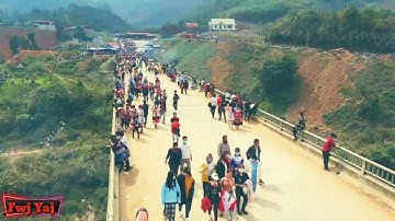 Flycam cầu cốc ly bắc hà lào cai Mùng 3 tết 2021