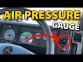 Mercedes Vario 612D Air Brake Pressure Sensors Install | Monitor Tank Pressures