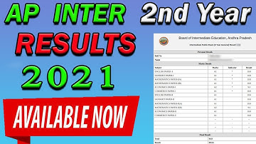 ap inter results 2021 || ap inter 2nd year results 2021 || how to check - ap inter results 2021