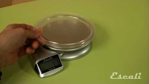 Escali Digital Scales - Pennon Model - How It Works