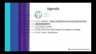 Academic Writer New Features Webinar August 18, 2026